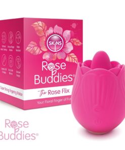 Skins Rose Buddies The Rose Flix Clitoral Massager Pink