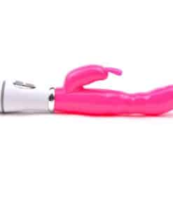 Slim GSpot Twelve Speed Rabbit Vibrator Neon Pink