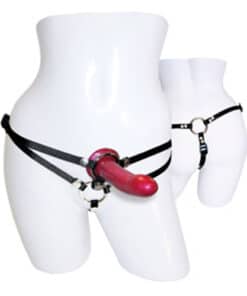 SportSheets Menage A Trois Double Presentation Harness With Dild