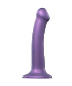 Strap On Me Mono Density Metalic Shine Dildo Medium Purple