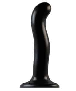 Strap On Me Prostate and G Spot Curved Dildo Medium Black