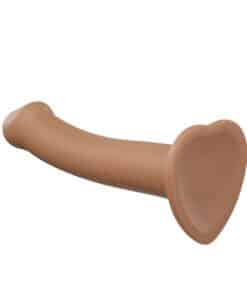 Strap On Me Silicone Dual Density Bendable Dildo Small Caramel