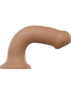 Strap On Me Silicone Dual Density Bendable Dildo Small Caramel