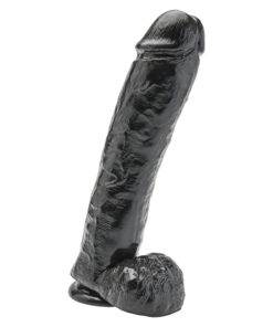 ToyJoy Get Real 11 Inch Dong With Balls Black