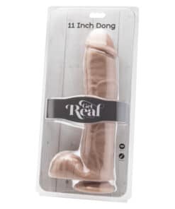 ToyJoy Get Real 11 Inch Dong With Balls Flesh Pink