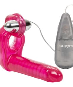 Ultimate Triple Stimulator Vibrating Cock Ring With Dong