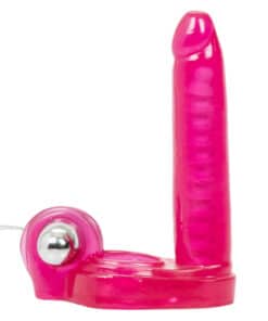 Ultimate Triple Stimulator Vibrating Cock Ring With Dong