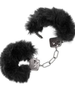 Ultra Fluffy Furry Cuffs Black