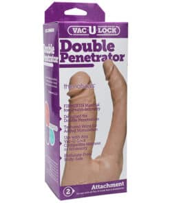 VacULock Double Penetrator Natural Dildo Attachment