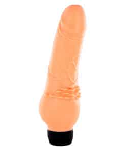 Vinyl Vibrator With Clitoral Bumps