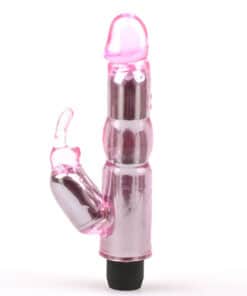 Waves Of Pleasure Crystal Pink Rabbit Vibrator