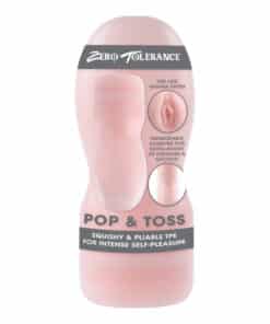 Zero Tolerance Pop And Toss Stroker Flesh Pink